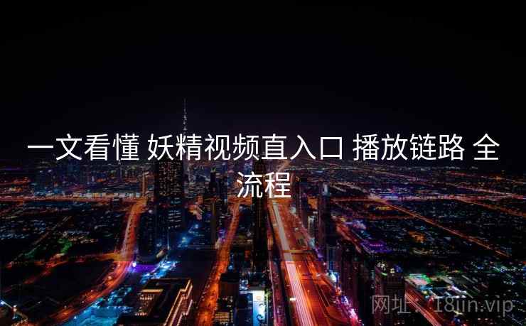 一文看懂 妖精视频直入口 播放链路 全流程 第1张 一文看懂 妖精视频直入口 播放链路 全流程 第1张